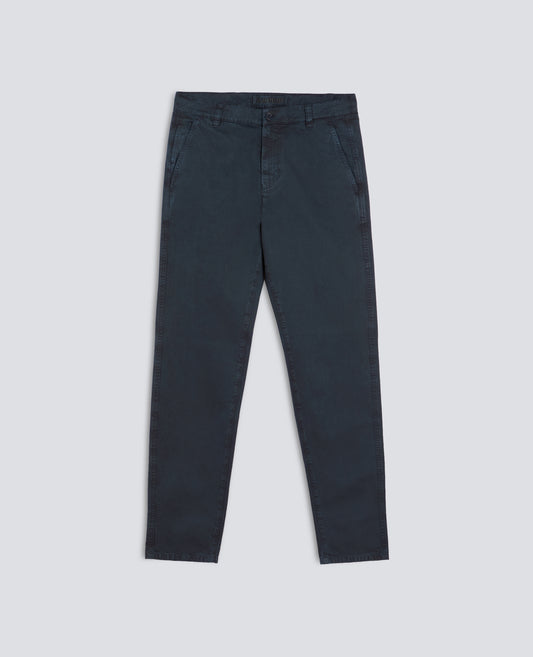 COTTON GABARDINE CHINOS - BLU - ASPESI