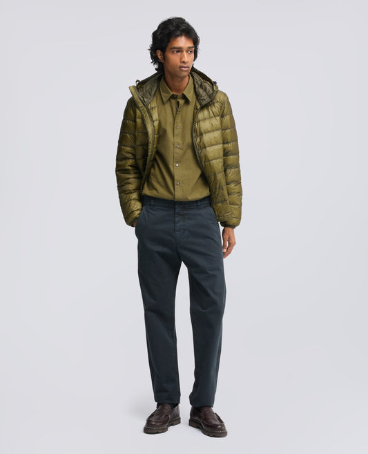 COTTON GABARDINE CHINOS - BLU - ASPESI