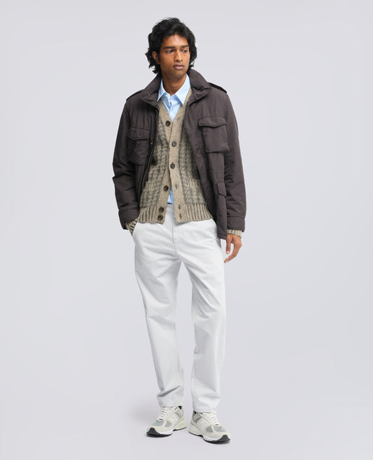 COTTON GABARDINE CHINOS - GRIGIO - ASPESI