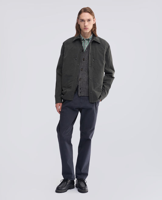 COTTON GABARDINE CHINOS - BLUE - ASPESI