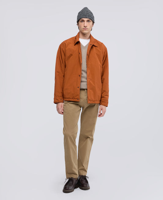 COTTON GABARDINE COMFORT CHINO TROUSERS - BEIGE - ASPESI