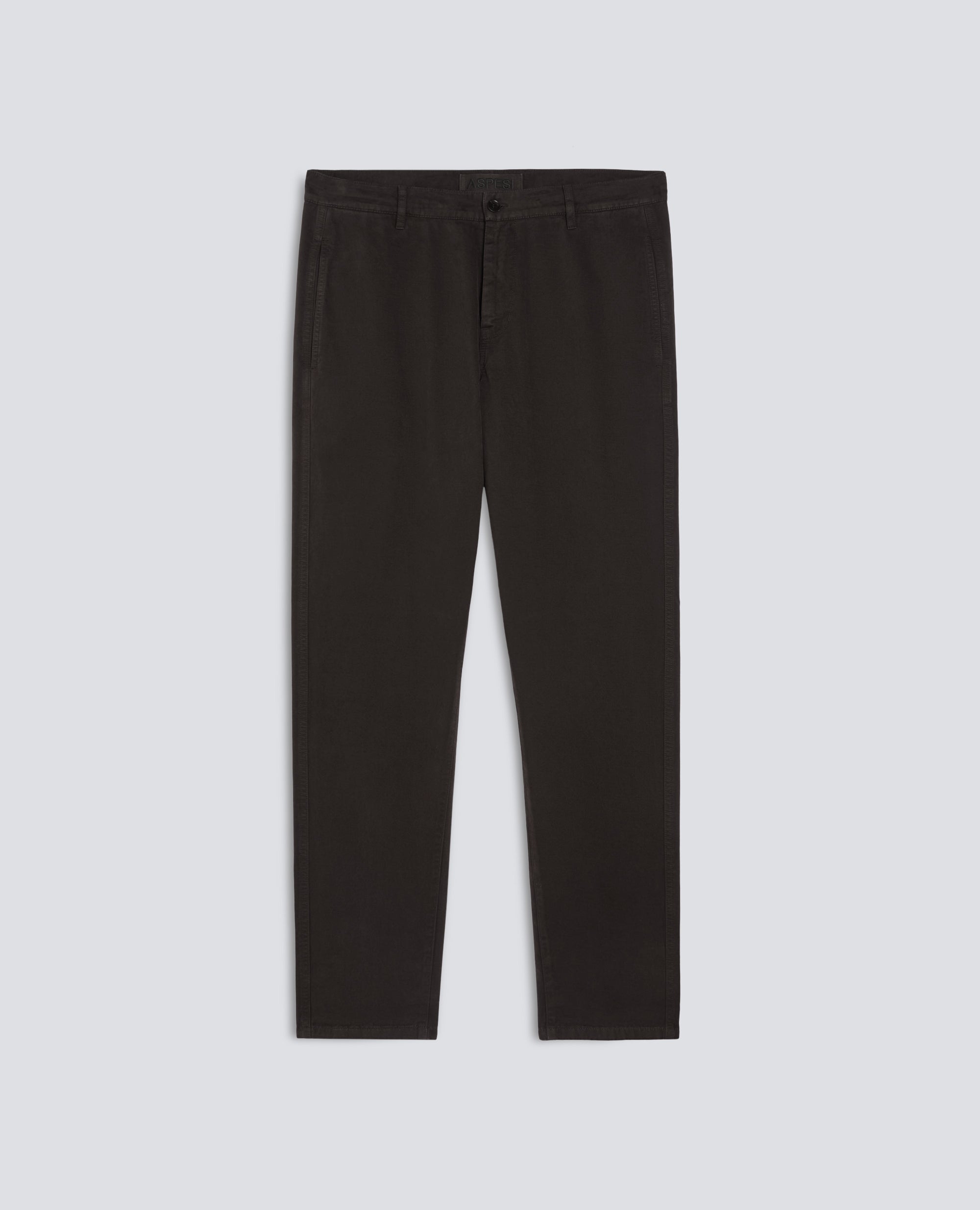 CHINO-HOSE AUS BAUMWOLL-GABARDINE - BRAUN - ASPESI