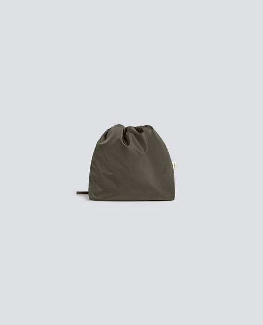 NYLON POUCH BAG WITH SHOULDER STRAP - GREEN - ASPESI