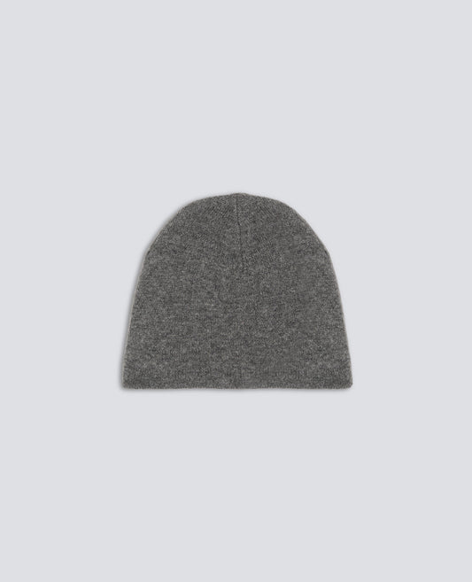 WOOL, CASHMERE AND YAK BEANIE - GRIGIO - ASPESI