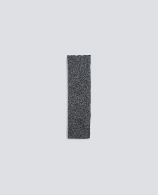 RIBBED WOOL SCARF - GRIGIO - ASPESI
