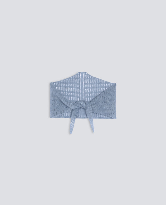 FOULARD EN MOHAIR ET LAINE - AZUR - ASPESI
