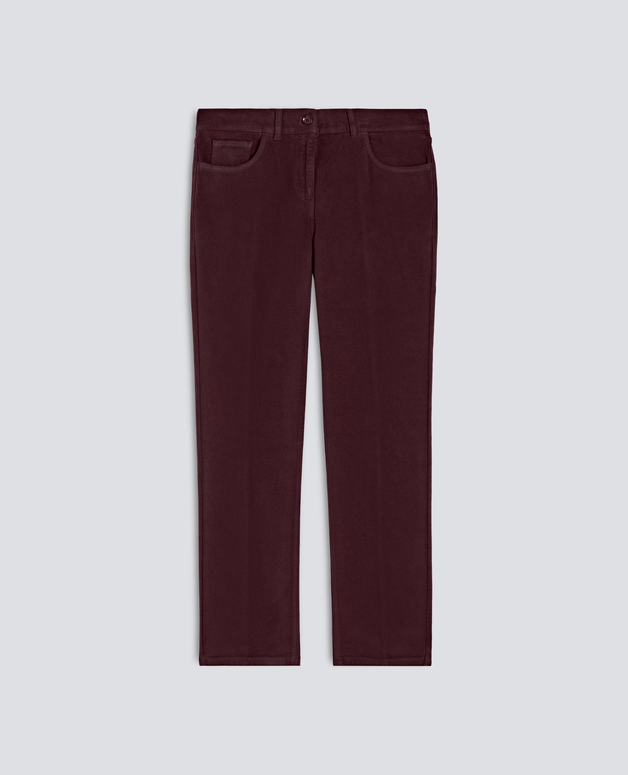 PANTALONE IN FUSTAGNO STRETCH - ROSSO - ASPESI
