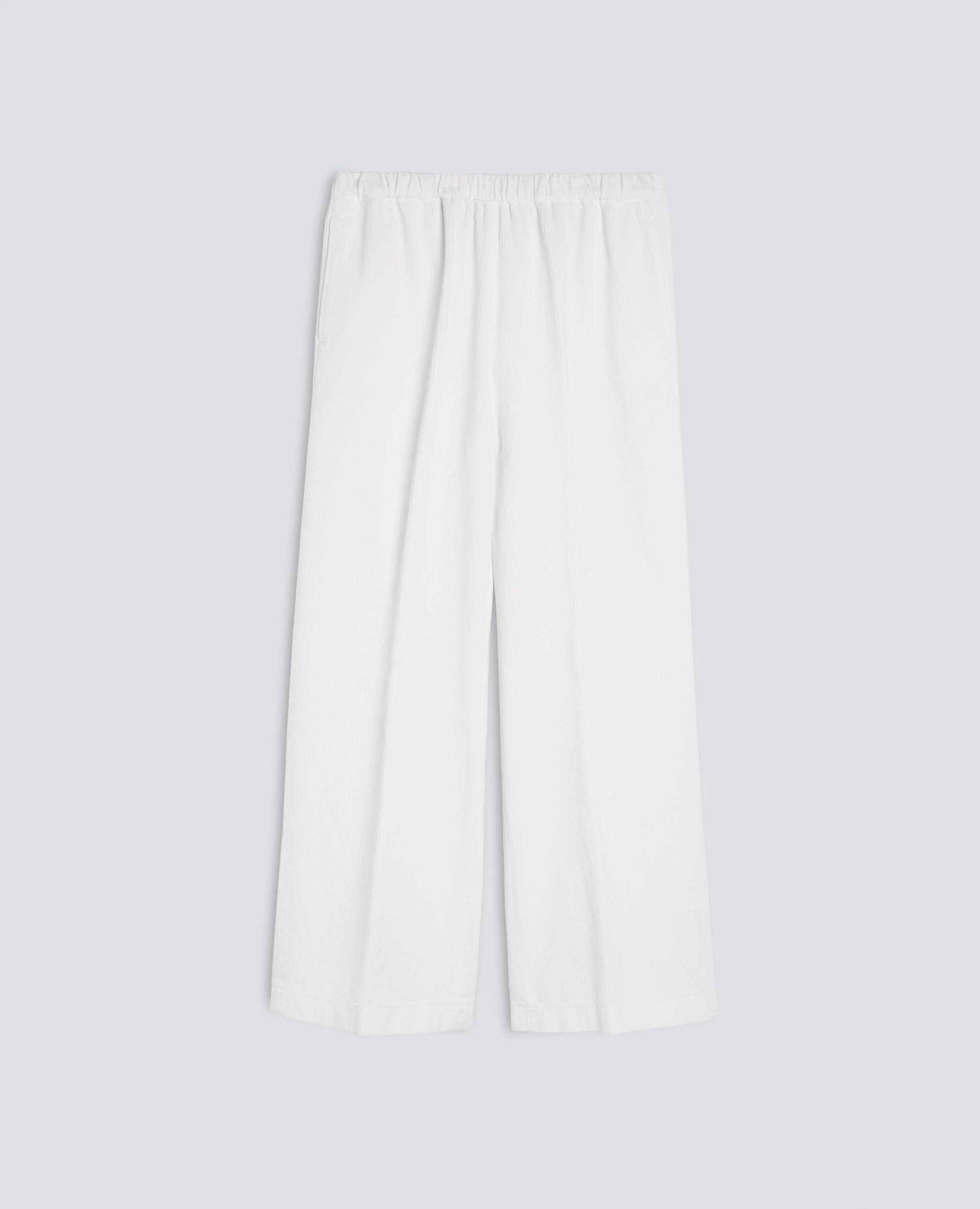 PANTALONE IN VELLUTO A COSTE CON ELASTICO - NATURALE - ASPESI