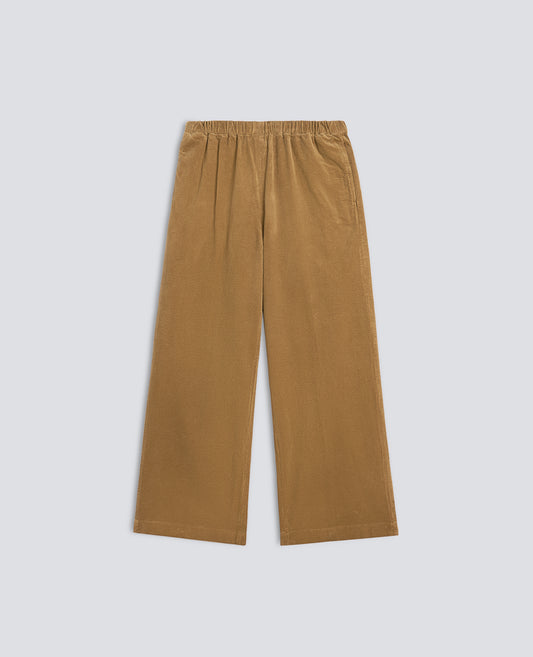 HOSE AUS CORDSAMT MIT GUMMIZUG - BEIGE - ASPESI