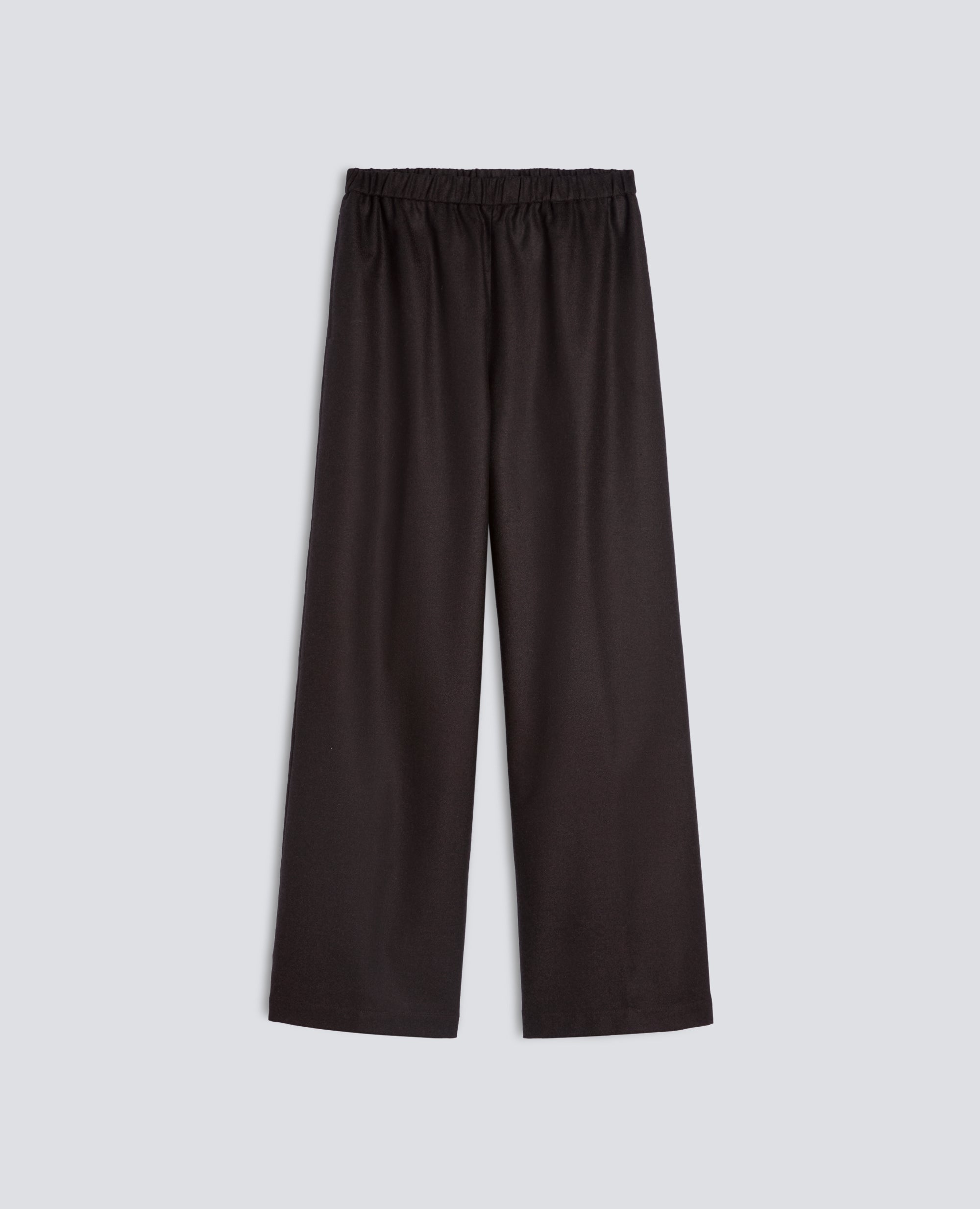 PANTALONI IN MISTO LANA E CASHMERE - MARRONE - ASPESI