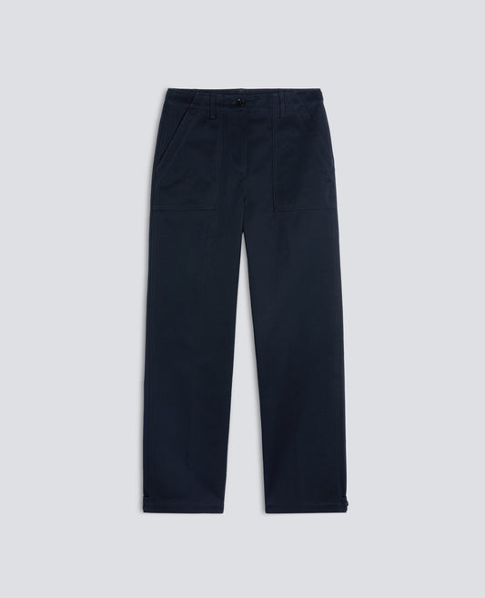 HOSE AUS BAUMWOLL-GABARDINE - BLAU - ASPESI