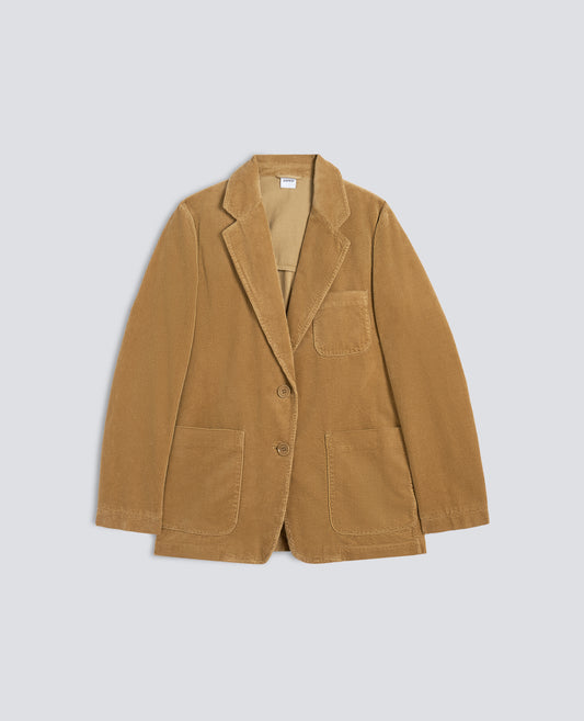JACKE AUS CORDSAMT - BEIGE - ASPESI