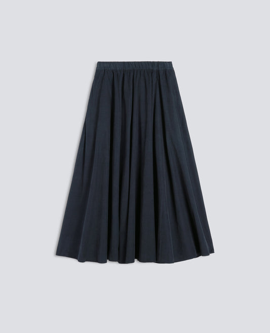 CORDUROY SKIRT - BLU - ASPESI