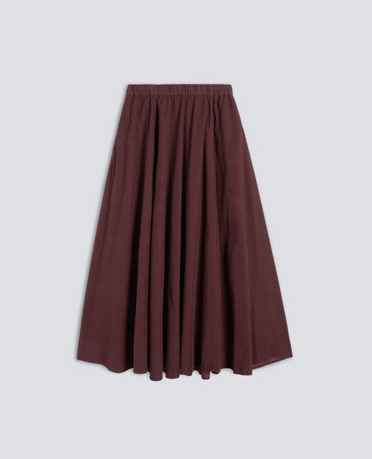 CORDUROY SKIRT - ROSSO - ASPESI