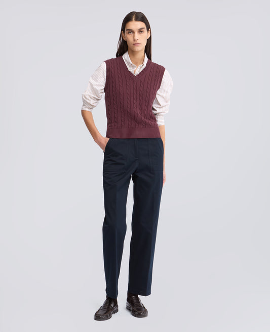 HEMD AUS BAUMWOLL-POPELINE MIT BUTTON-DOWN-KRAGEN - BEIGE - ASPESI