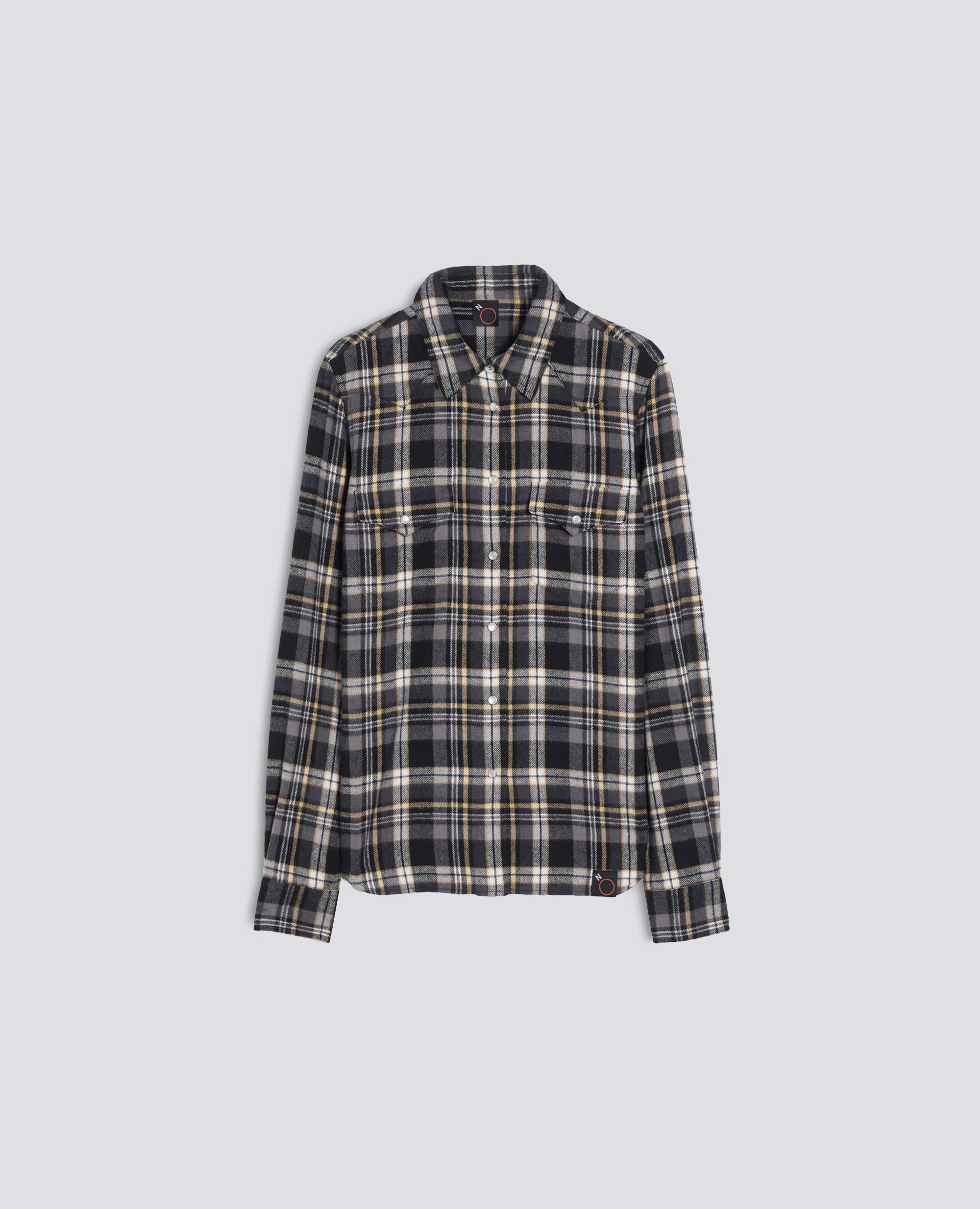 CHEMISE EN SERGE DE COTON GRATTE - MULTICOLEUR - ASPESI