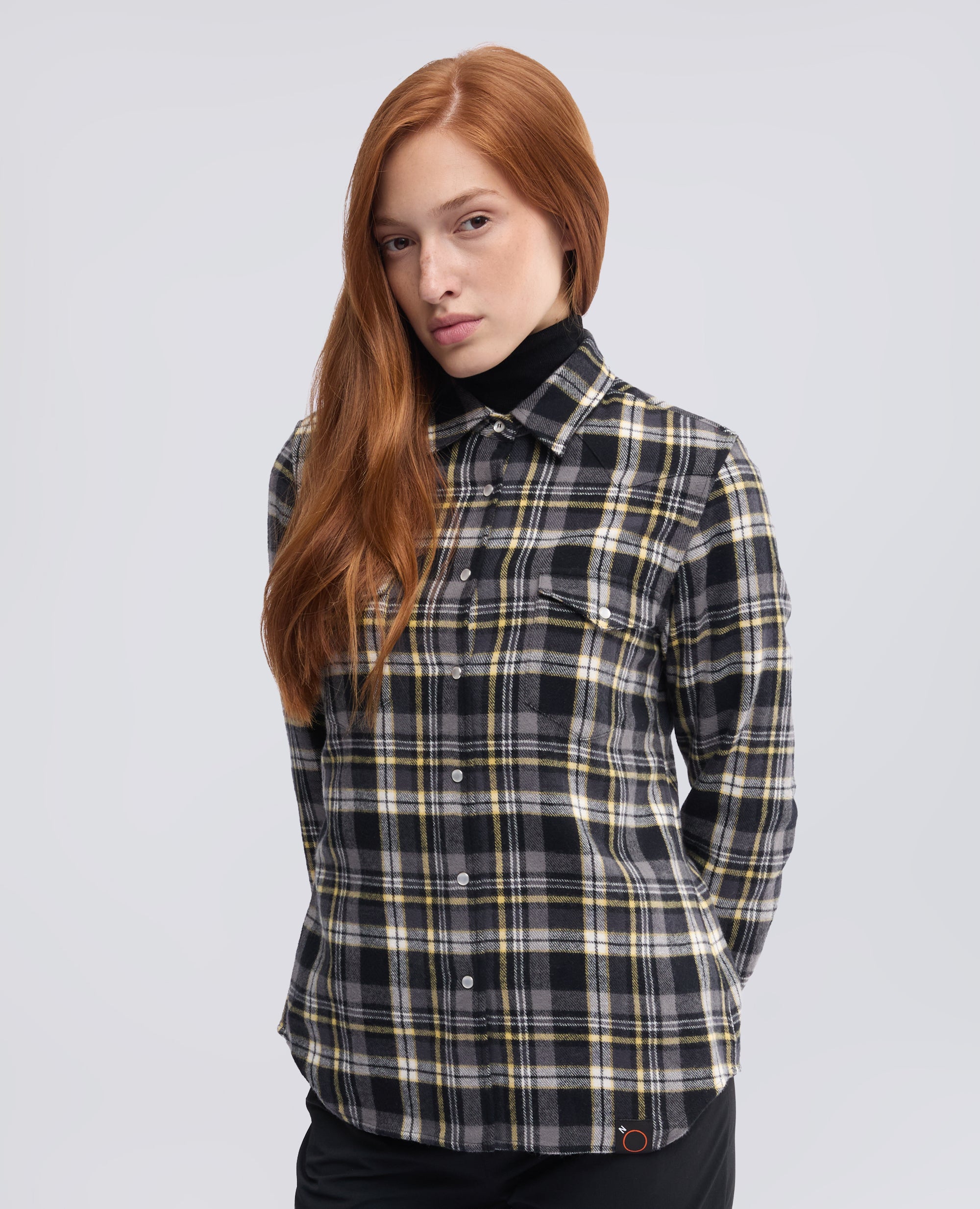 CHEMISE EN SERGE DE COTON GRATTE - MULTICOLEUR - ASPESI