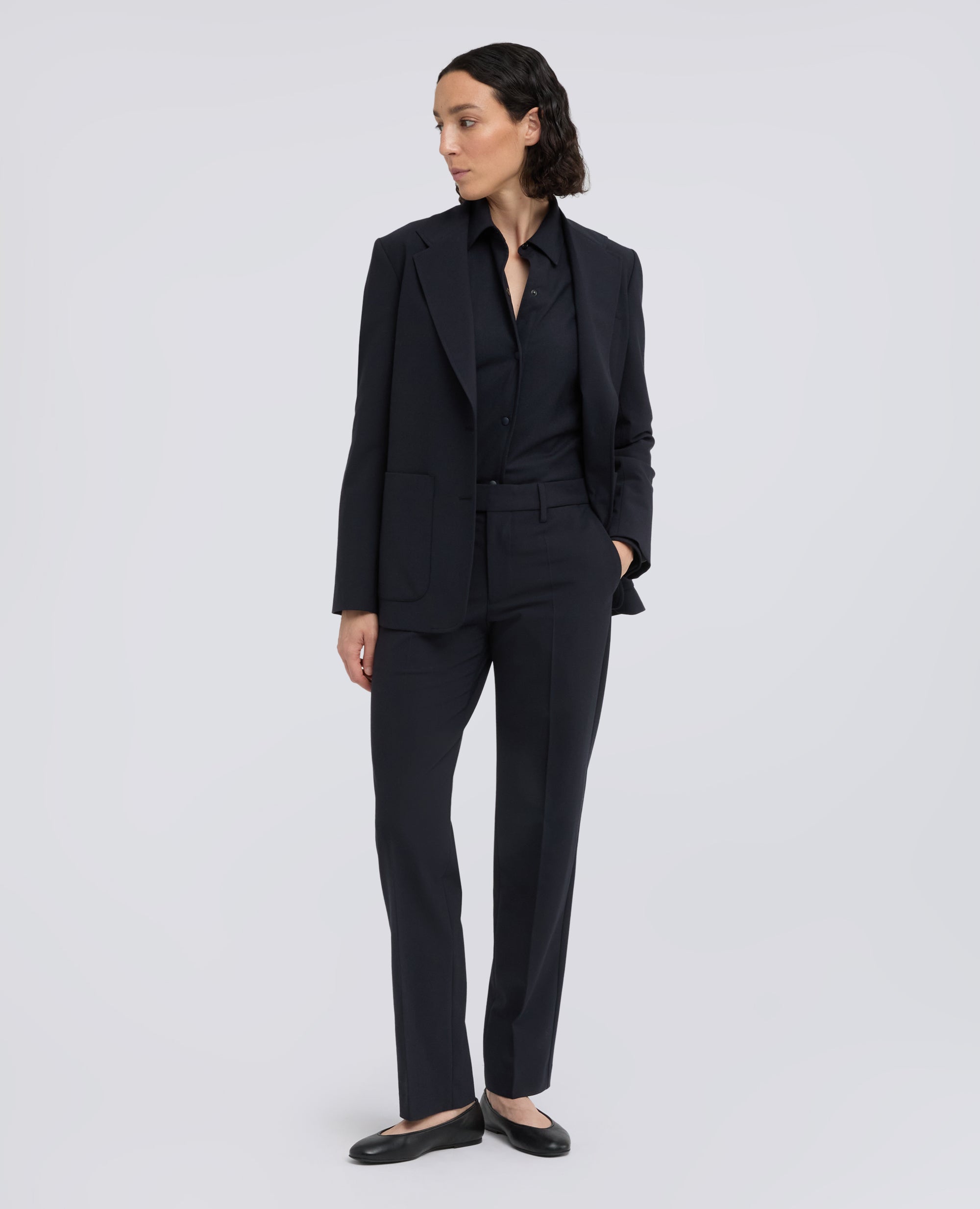 GIACCA CAMICIA -GLUE- IN FLANELLA TECNOLANA COMFORT - BLU - ASPESI