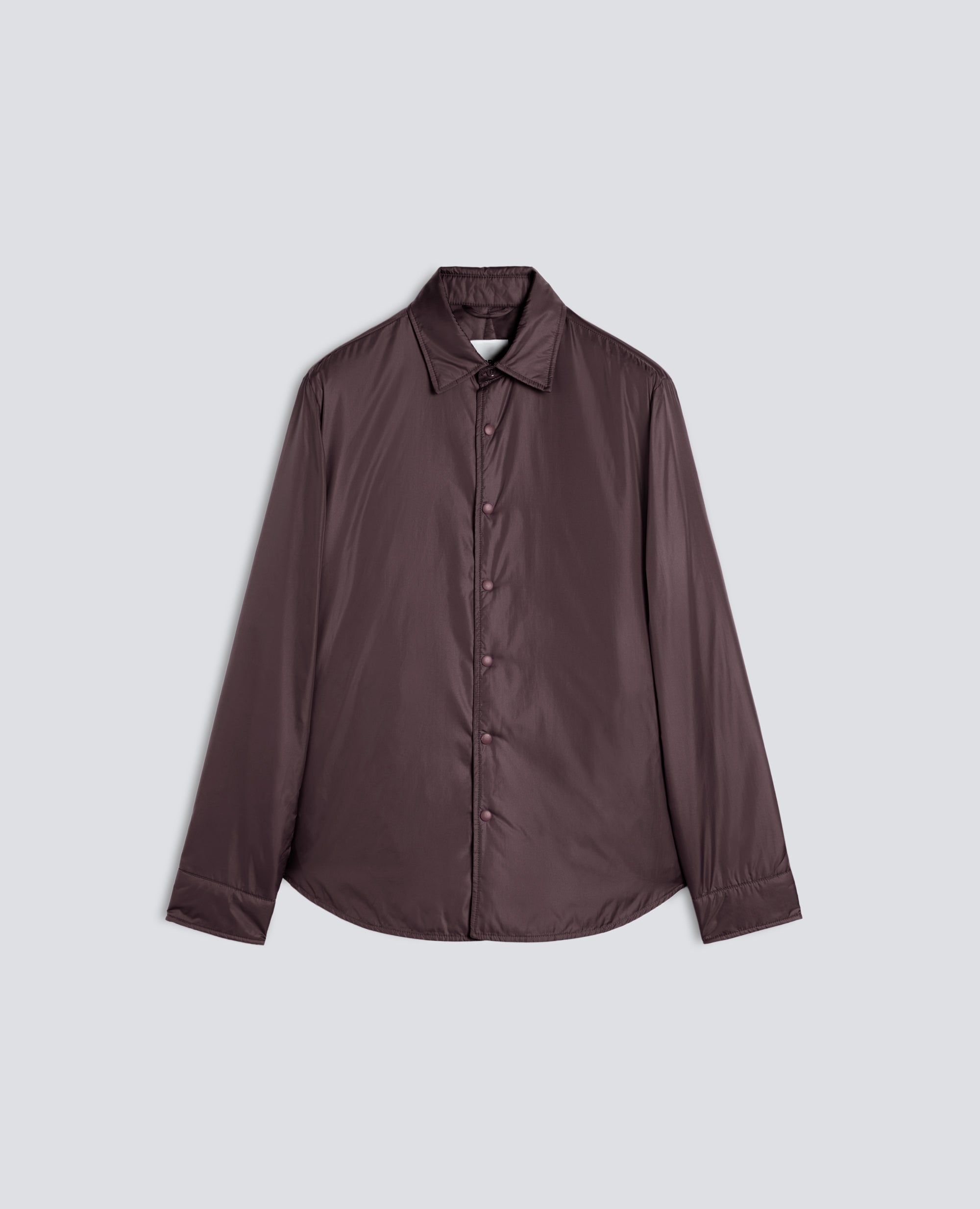 CAMICIA IN IN NYLON IMBOTTITA - MARRONE - ASPESI