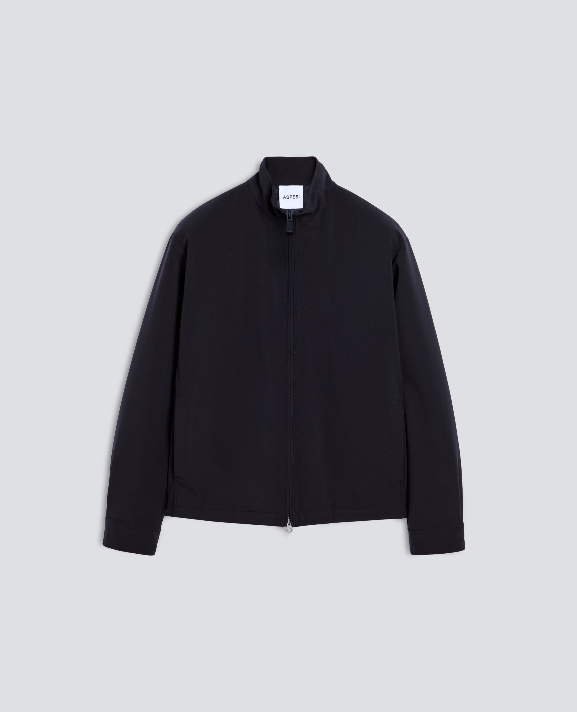 BLOUSON EN SERGE DEPERLANT - BLU - ASPESI