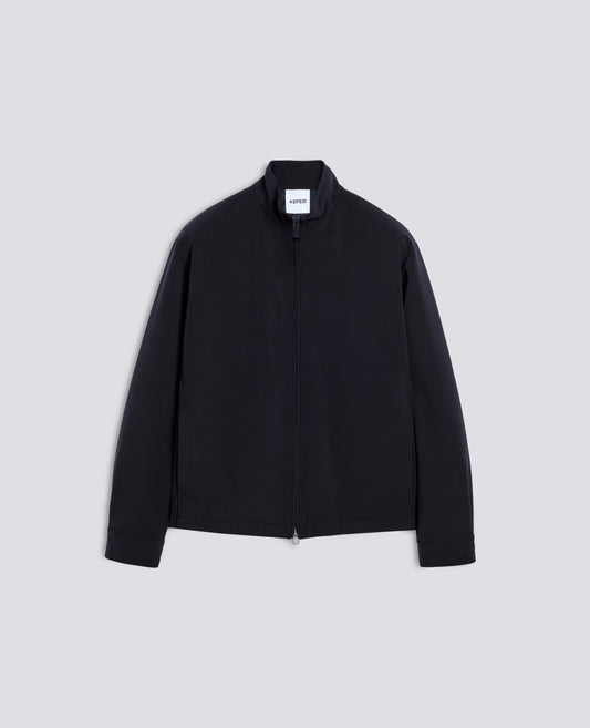 BLOUSON EN SERGE DEPERLANT - BLU - ASPESI
