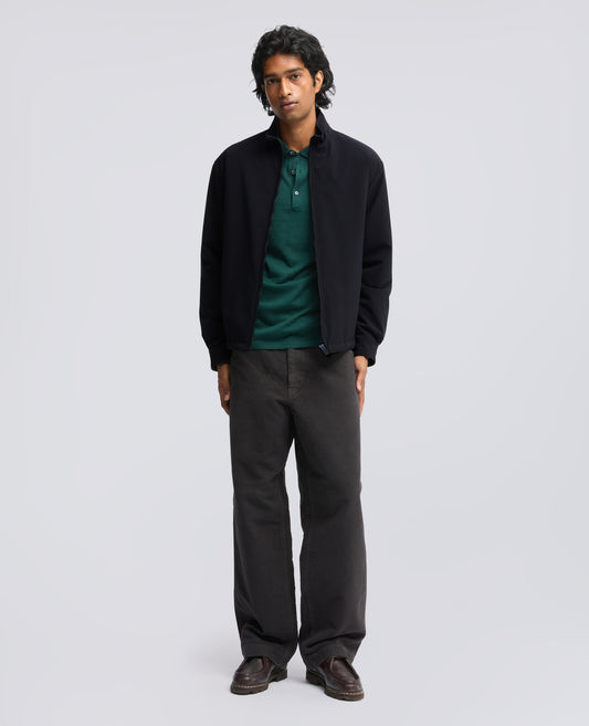 BLOUSON EN SERGE DEPERLANT - BLU - ASPESI