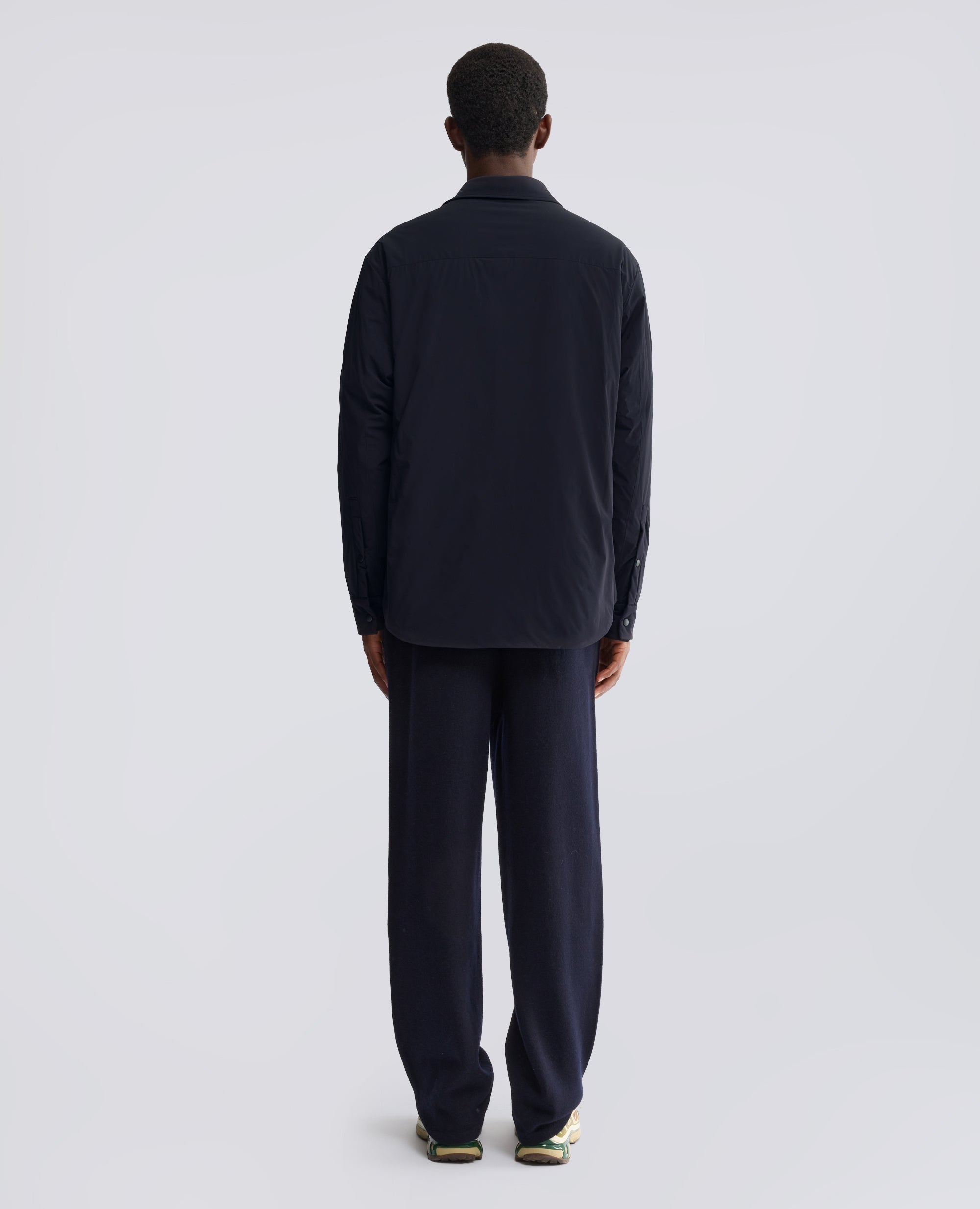CAMICIA IN NYLON COMFORT IMBOTTITA - BLU - ASPESI