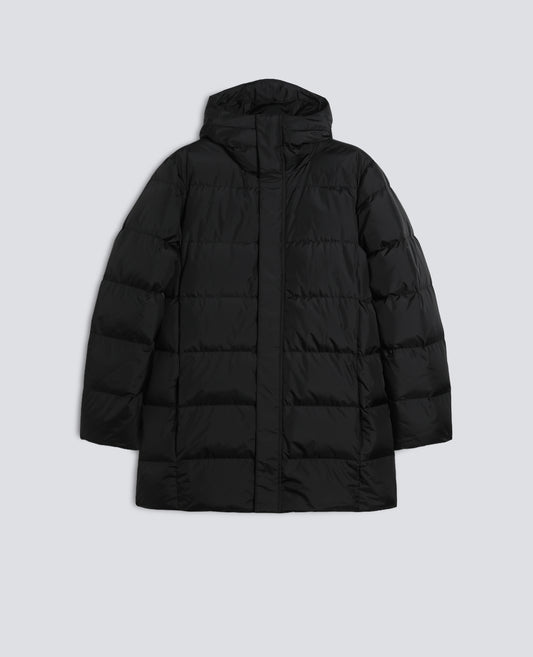 PARKA AUS TAFT  LINIE NORD - SCHWARZ - ASPESI