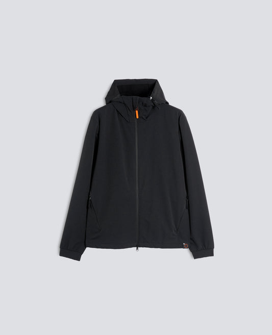 UNGEFUTTERTES BLOUSON AUS COMFORT-NYLON - SCHWARZ - ASPESI
