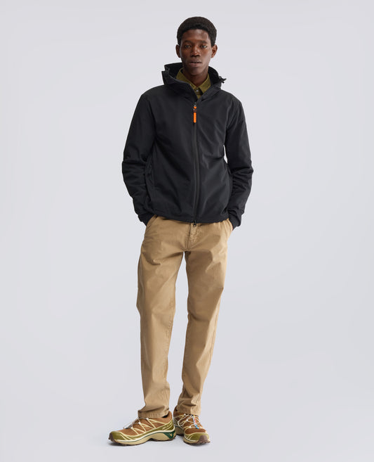 UNGEFUTTERTES BLOUSON AUS COMFORT-NYLON - SCHWARZ - ASPESI