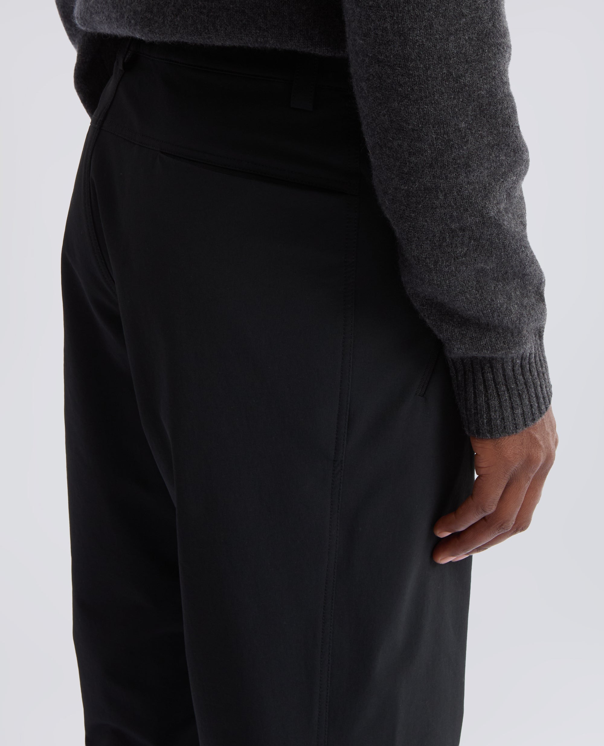 TREKKINGHOSE AUS NYLON COMFORT - SCHWARZ - ASPESI