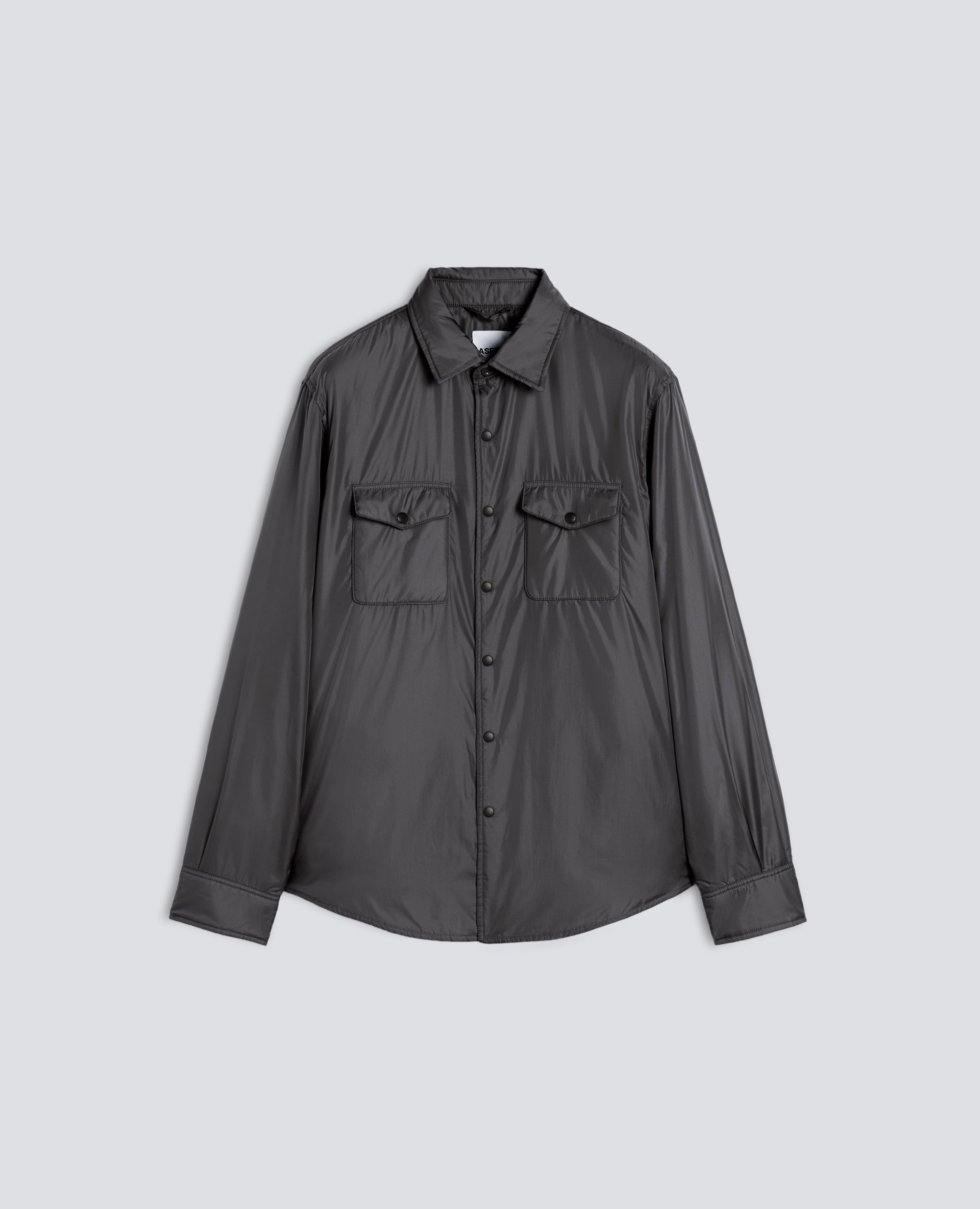 CAMICIA 13PIU IN NYLON CON OVATTA THERMORE® - GRIGIO - ASPESI