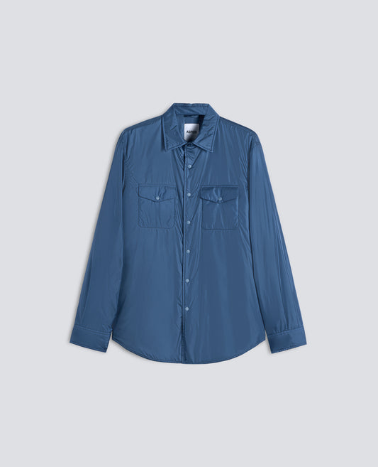 CAMICIA 13PIU IN NYLON CON OVATTA THERMORE® - BLU - ASPESI