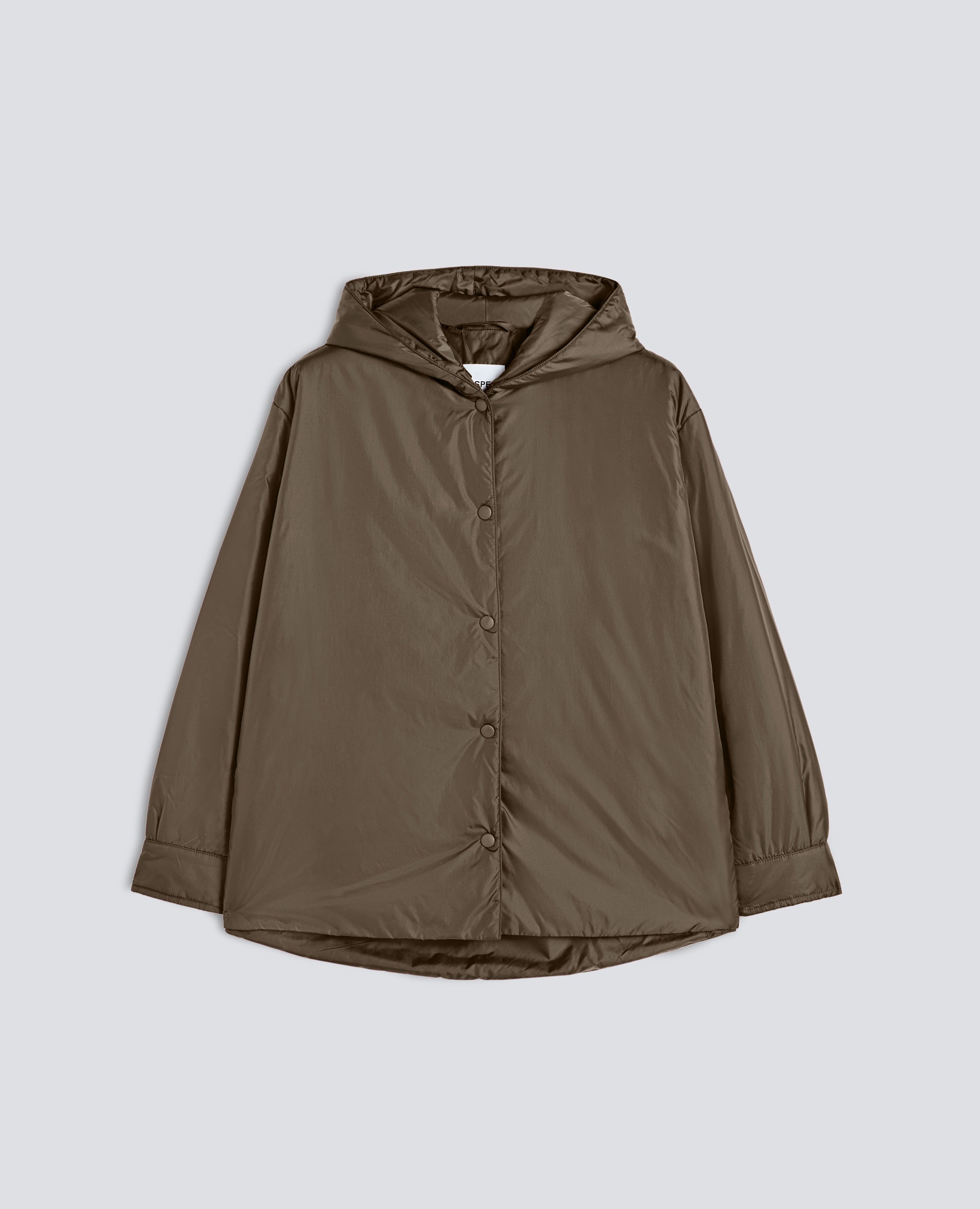 GIUBBOTTO IN NYLON IMBOTTITO CON OVATTA THERMORE - VERDE - ASPESI