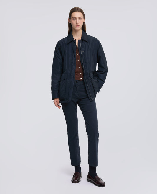 GIACCA IMBOTTITA IN TAFFETA TECNICO - BLU - ASPESI