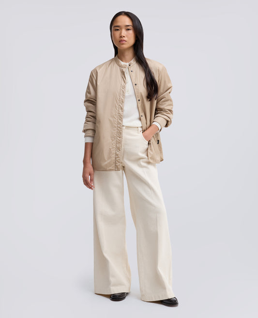 SUR-CHEMISE -GLUE- EN NYLON MATELASSEE AVEC OUATE THERMORE - BEIGE - ASPESI