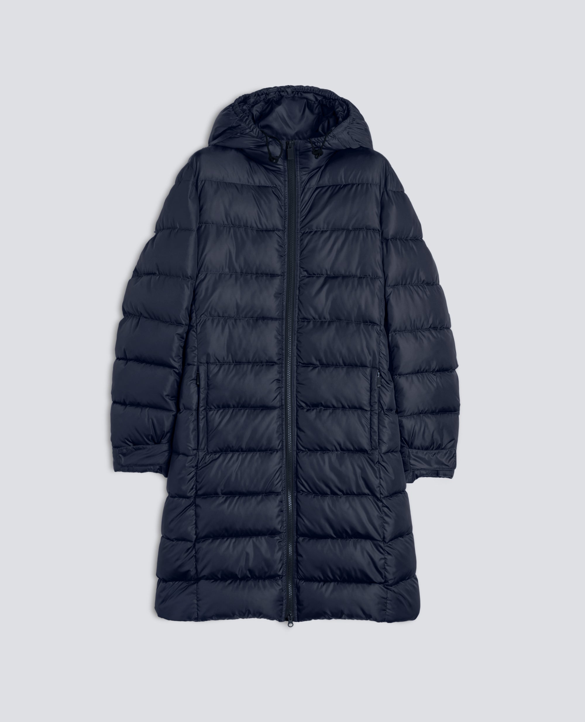 MANTEAU MATELASSE EN NYLON RECYCLE - BLEU - ASPESI