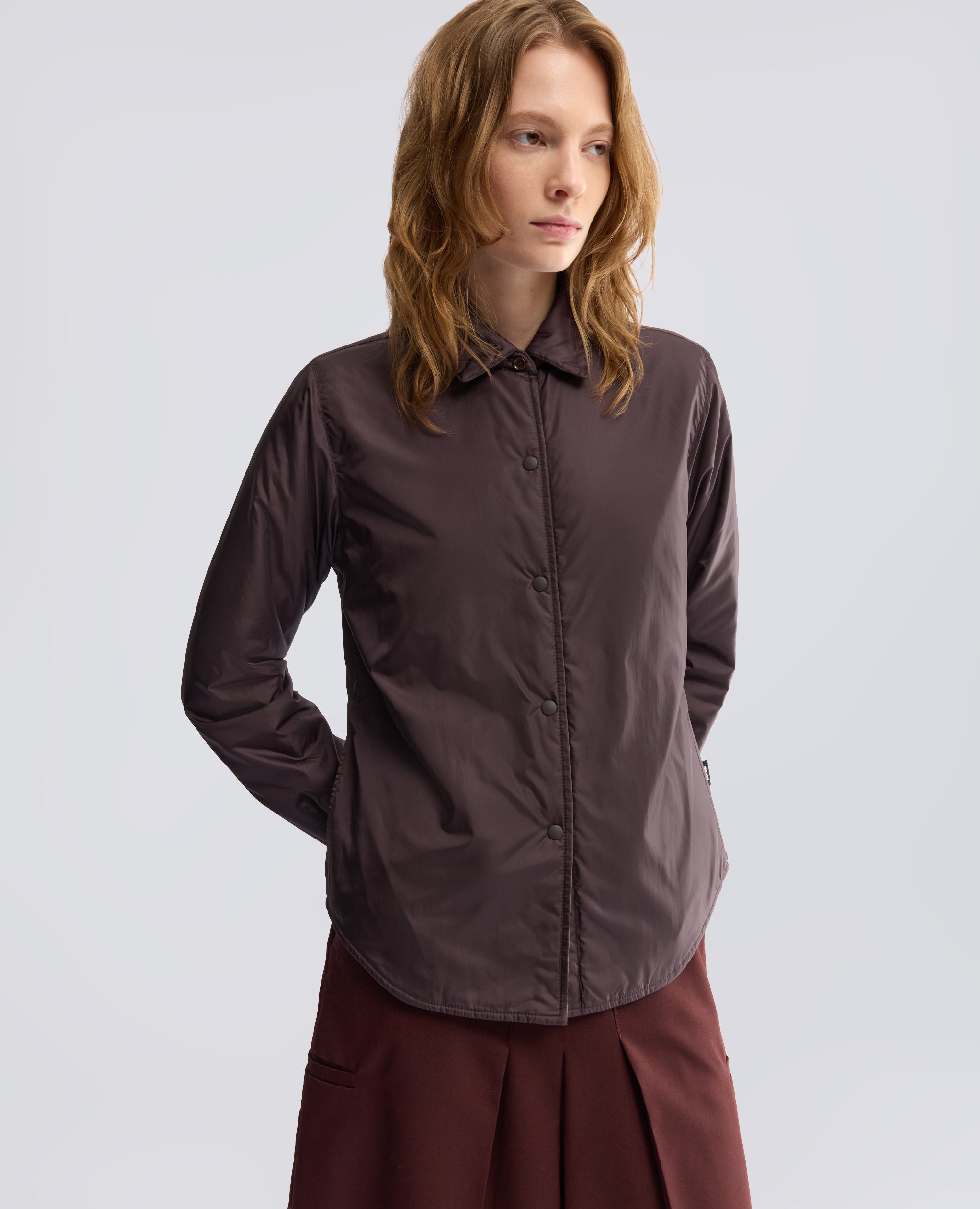 GIACCA CAMICIA GLUE - MARRONE - ASPESI