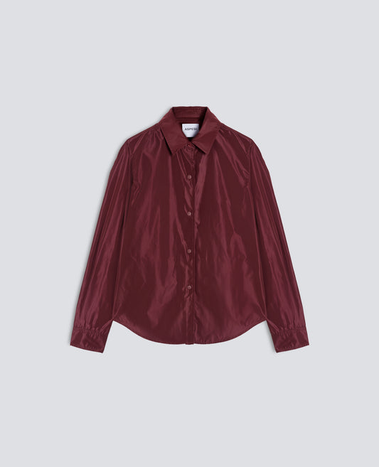 CHEMISE NON DOUBLEE EN TISSU TECHNIQUE - ROSSO - ASPESI