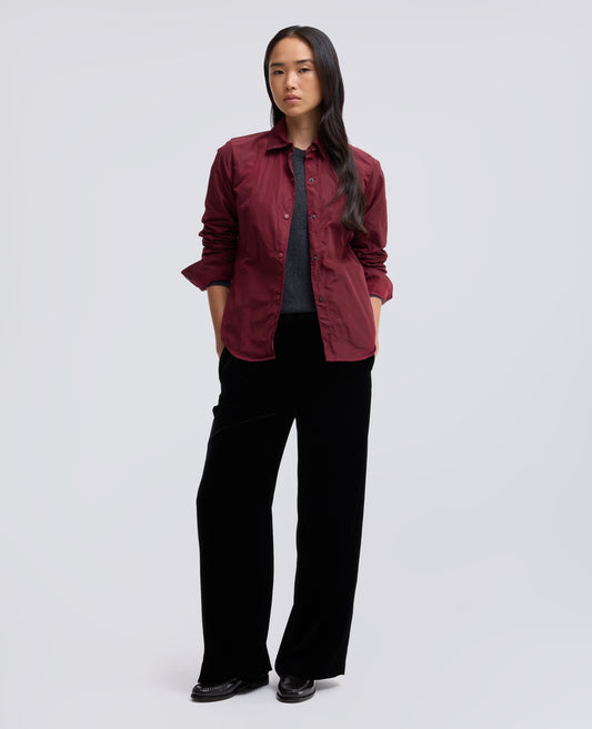 CHEMISE NON DOUBLEE EN TISSU TECHNIQUE - ROSSO - ASPESI