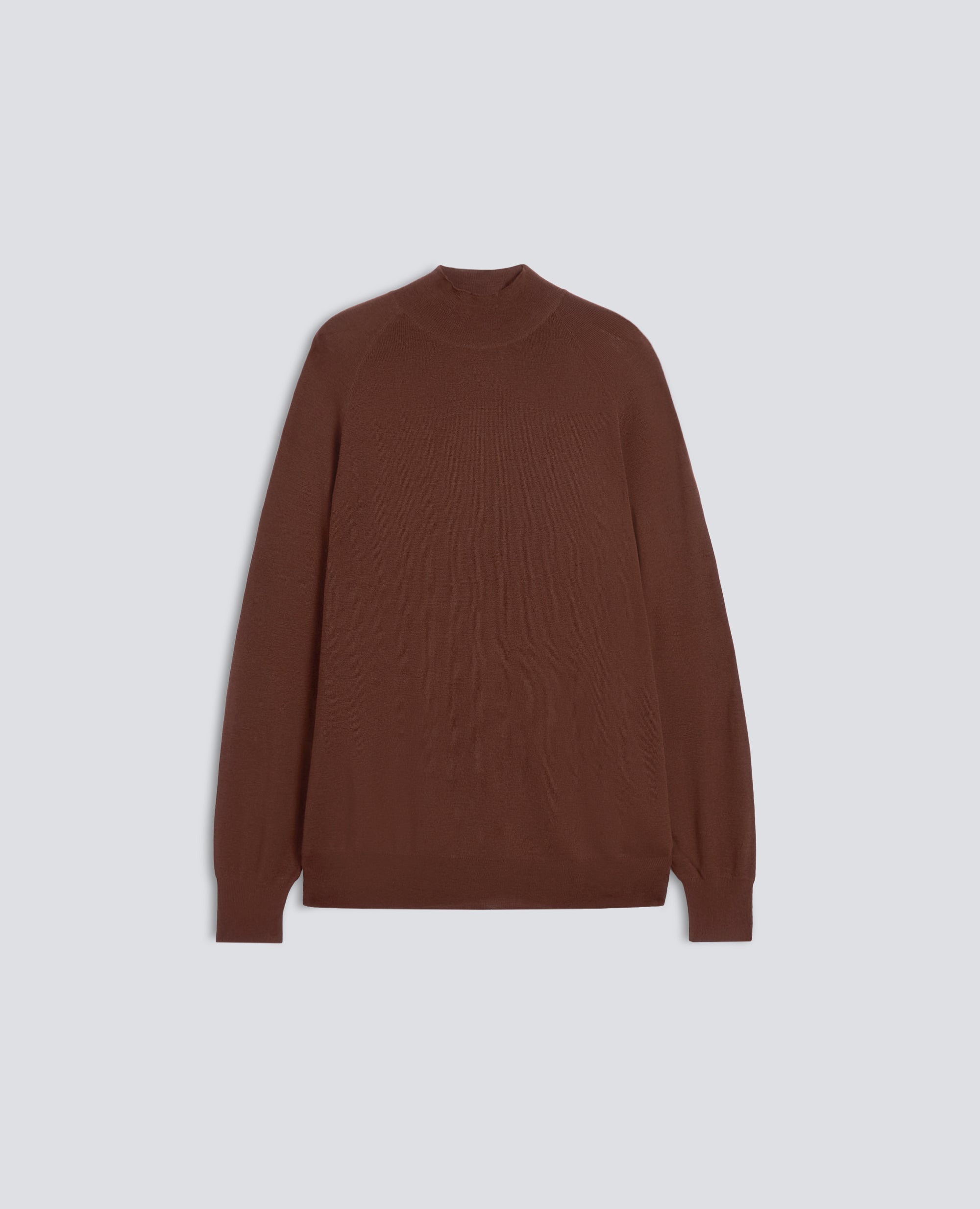 MAGLIA DOLCEVITA IN LANA MERINO - MARRONE - ASPESI