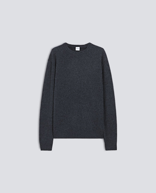 CASHMERE CREW-NECK KNIT - GRIGIO - ASPESI