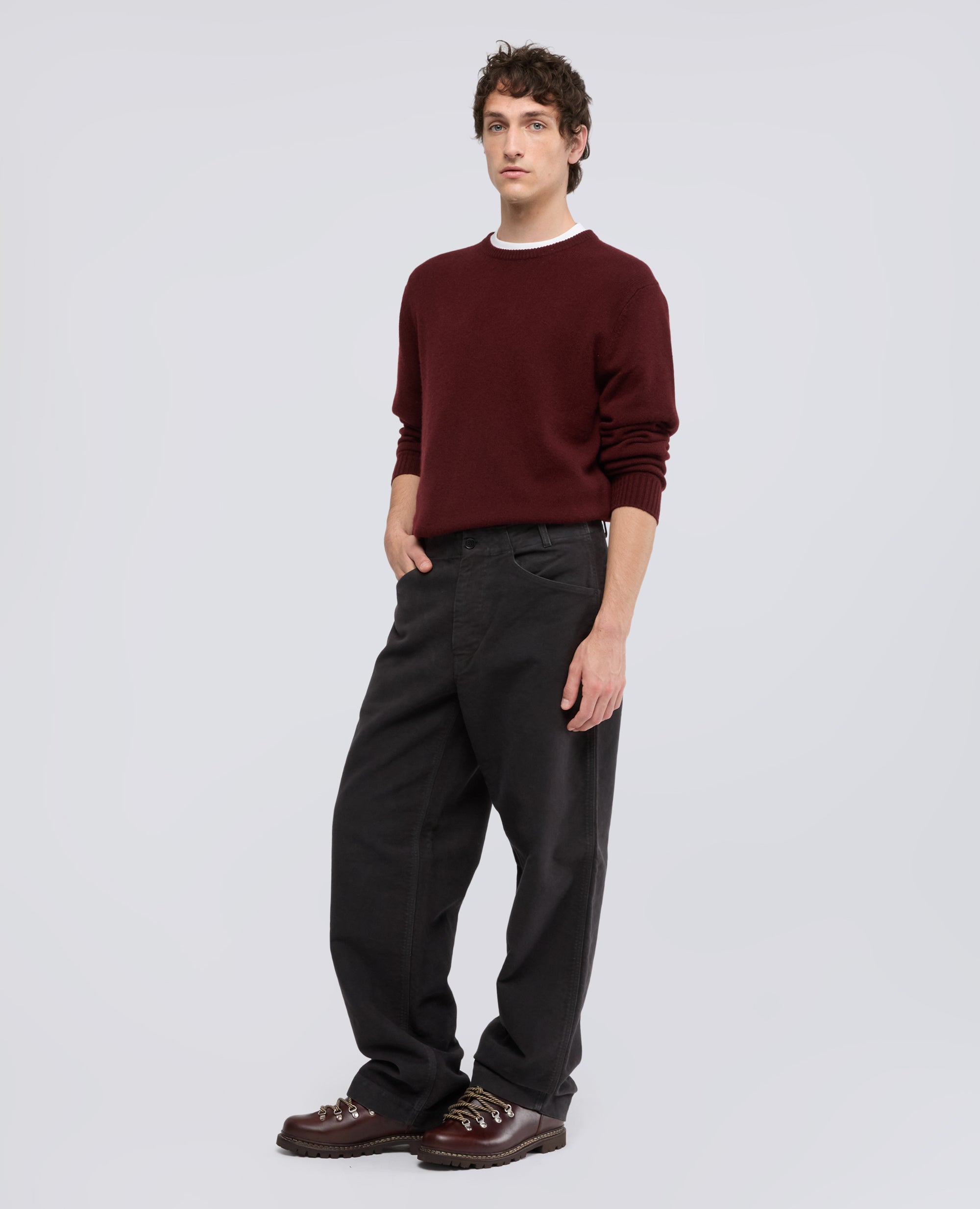 MAGLIA GIROCOLLO IN CASHMERE - ROSSO - ASPESI