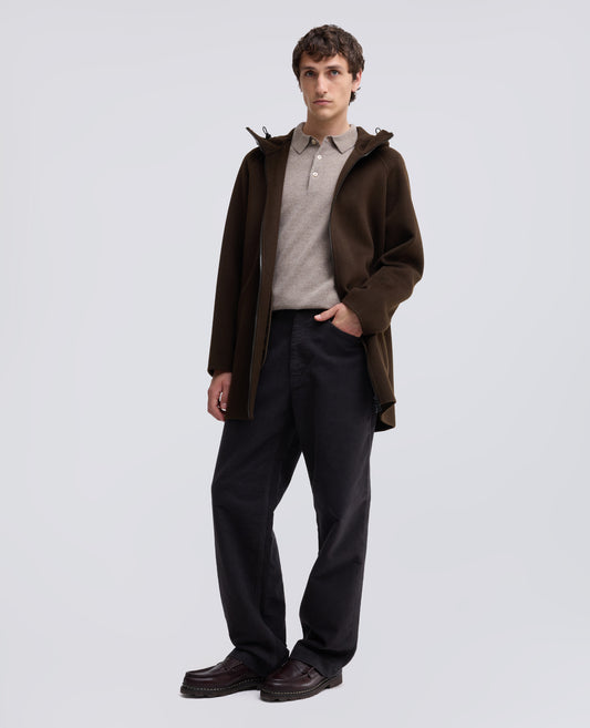 POLOSHIRT MIT LANGEN ARMELN AUS WOLLE UND KASCHMIR - BEIGE - ASPESI